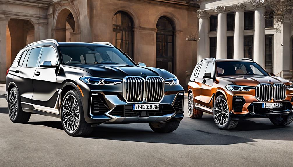 bmw x7 vs x8 comparison guide