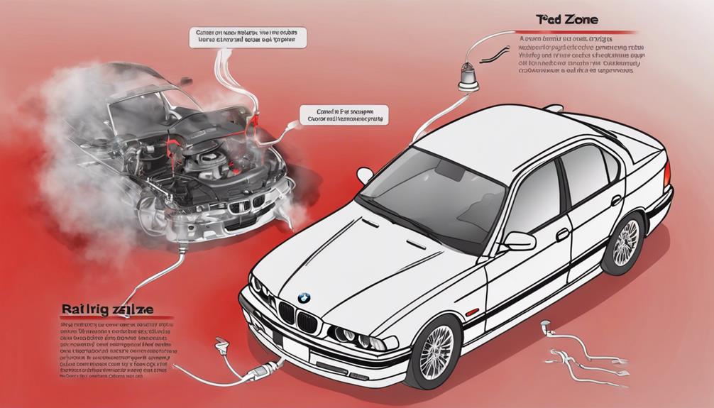 car overheats due to malfunction