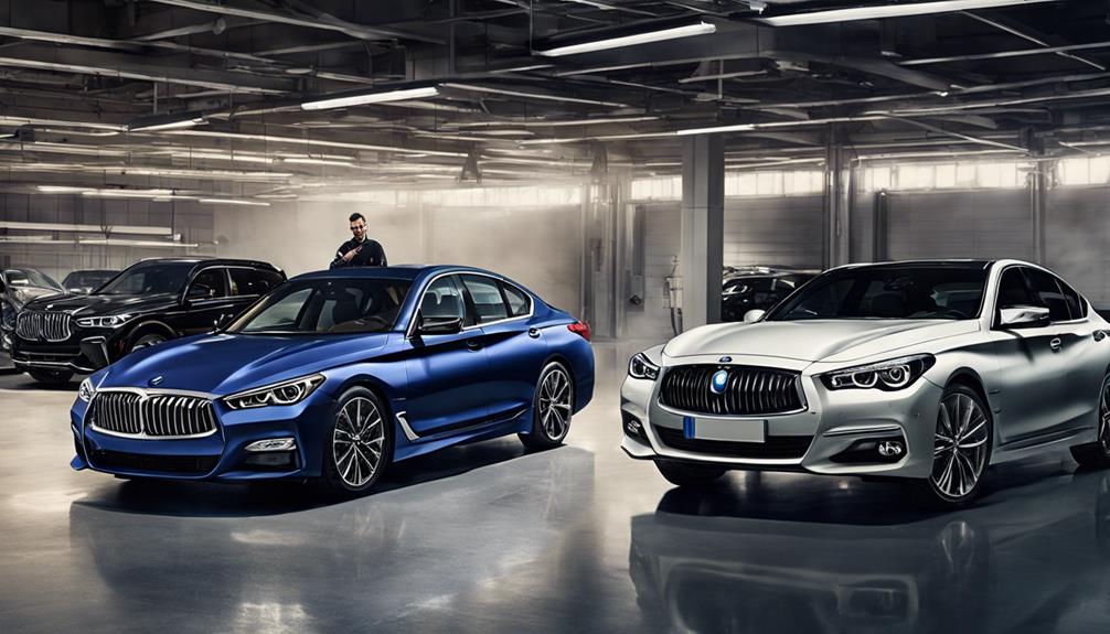 comparing bmw and infiniti